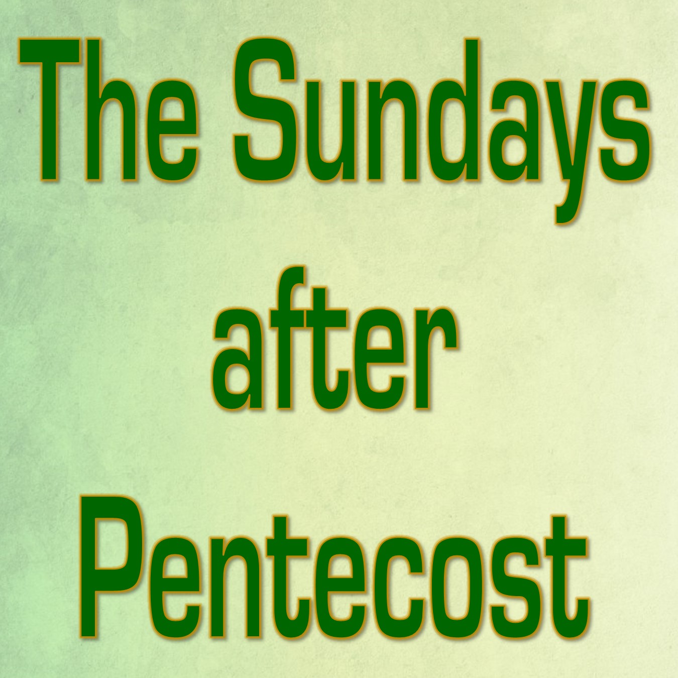 The Second Sunday After Pentecost “The Power of Influence” Table